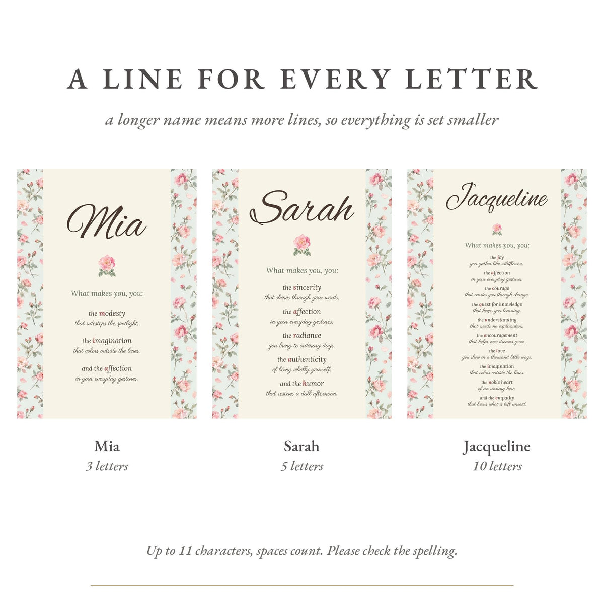 Personalized Birth Flower Name Poem Journal, photo 7