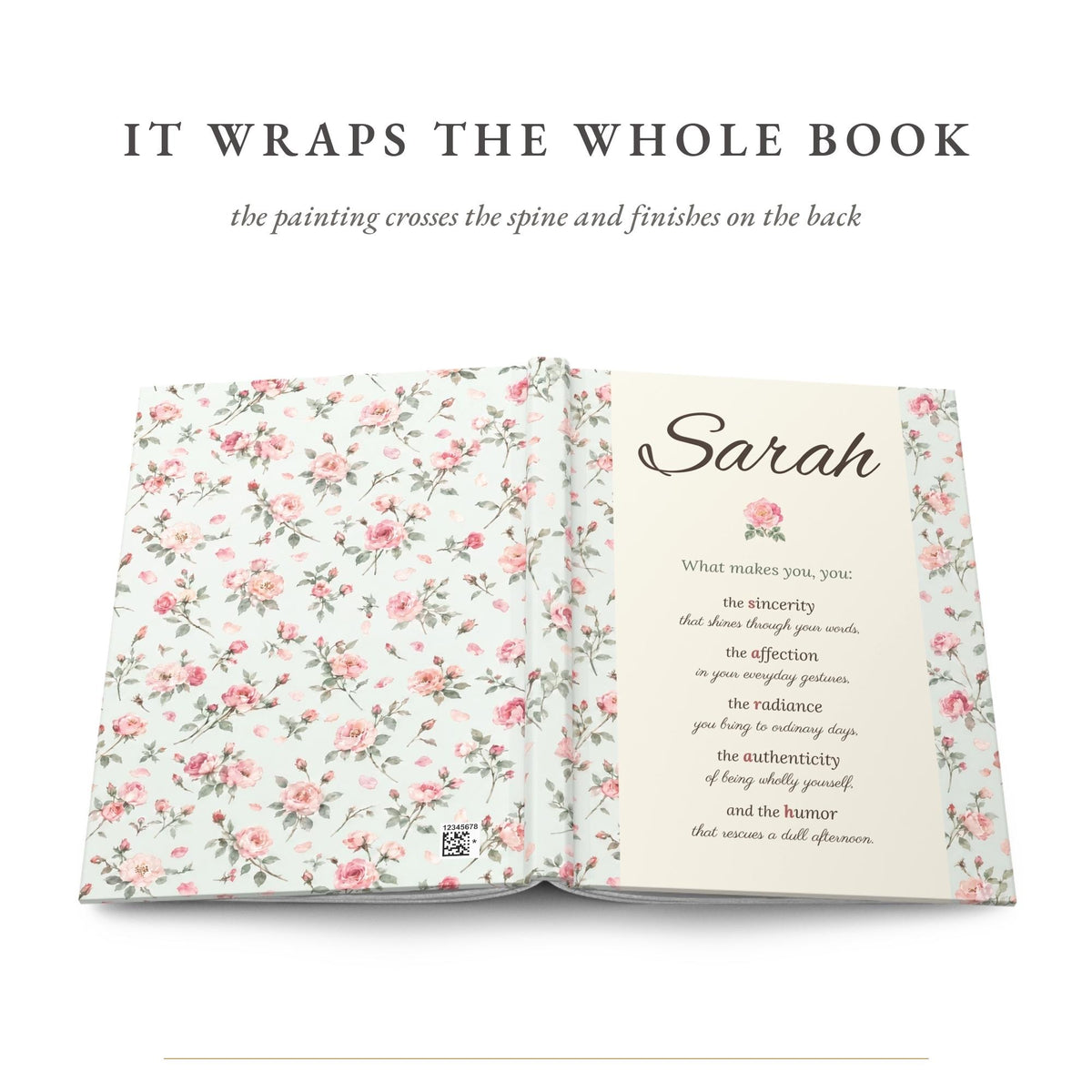 Personalized Birth Flower Name Poem Journal, photo 8