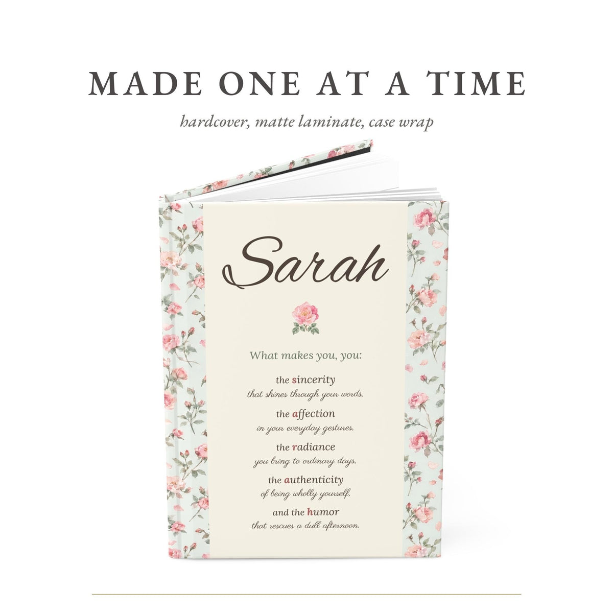 Personalized Birth Flower Name Poem Journal, photo 10
