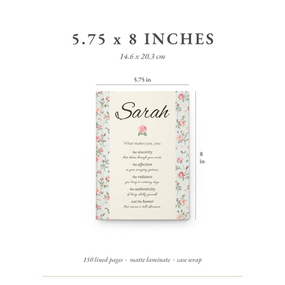 Personalized Birth Flower Name Poem Journal, photo 13
