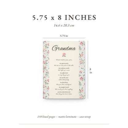 Personalized Birth Flower Name Poem Journal for Grandma, photo 13