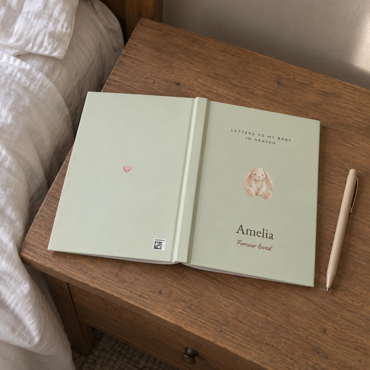 Letters to My Baby in Heaven, plush toy journal, photo 3