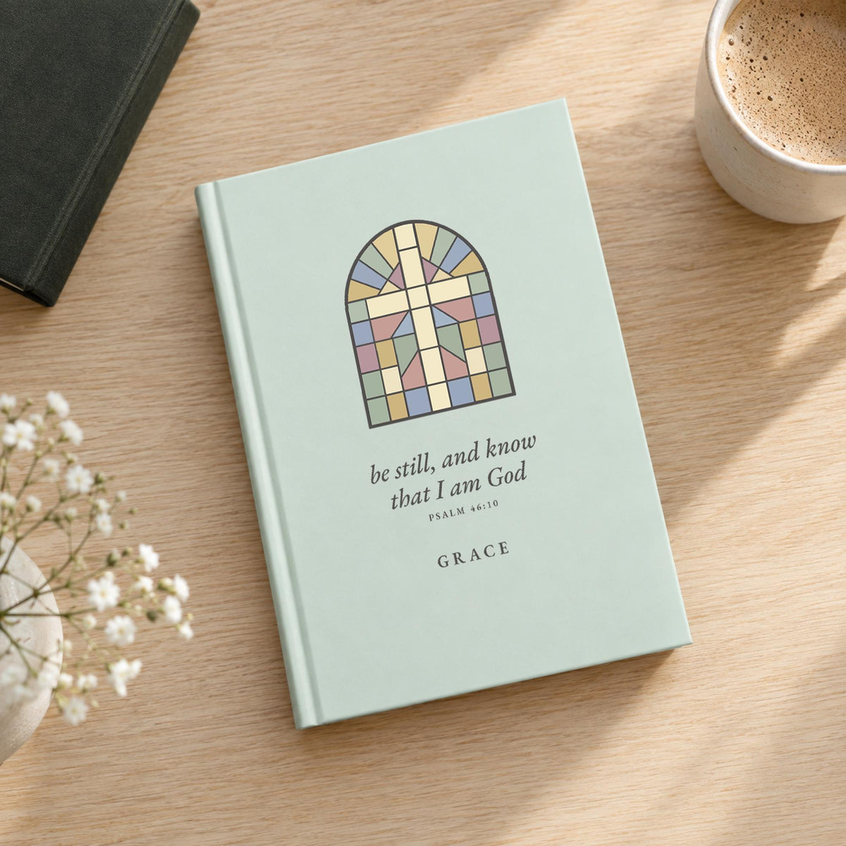 Personalized Prayer Journal, stained glass cover, photo 10