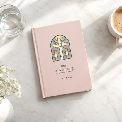 Personalized Prayer Journal, stained glass cover, photo 11