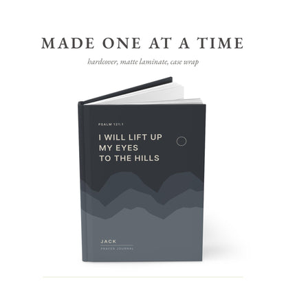 Personalized Prayer Journal for Men, mountain cover, photo 7