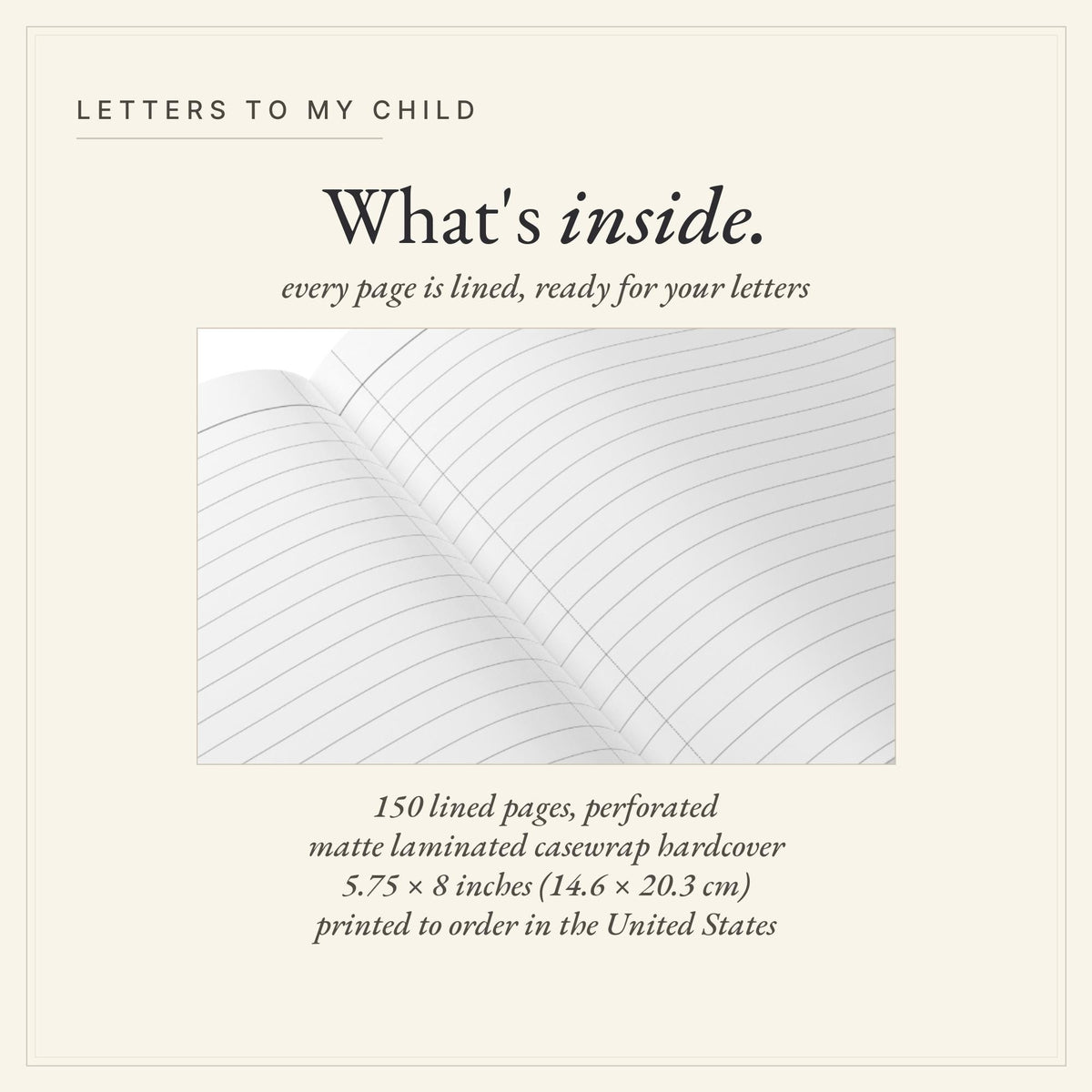 Letters to My Son or Daughter Journal, photo 8