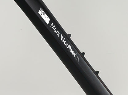 2x Custom Cyclist Name Flag Decal Bike Helmet Frame Sticker — shown applied