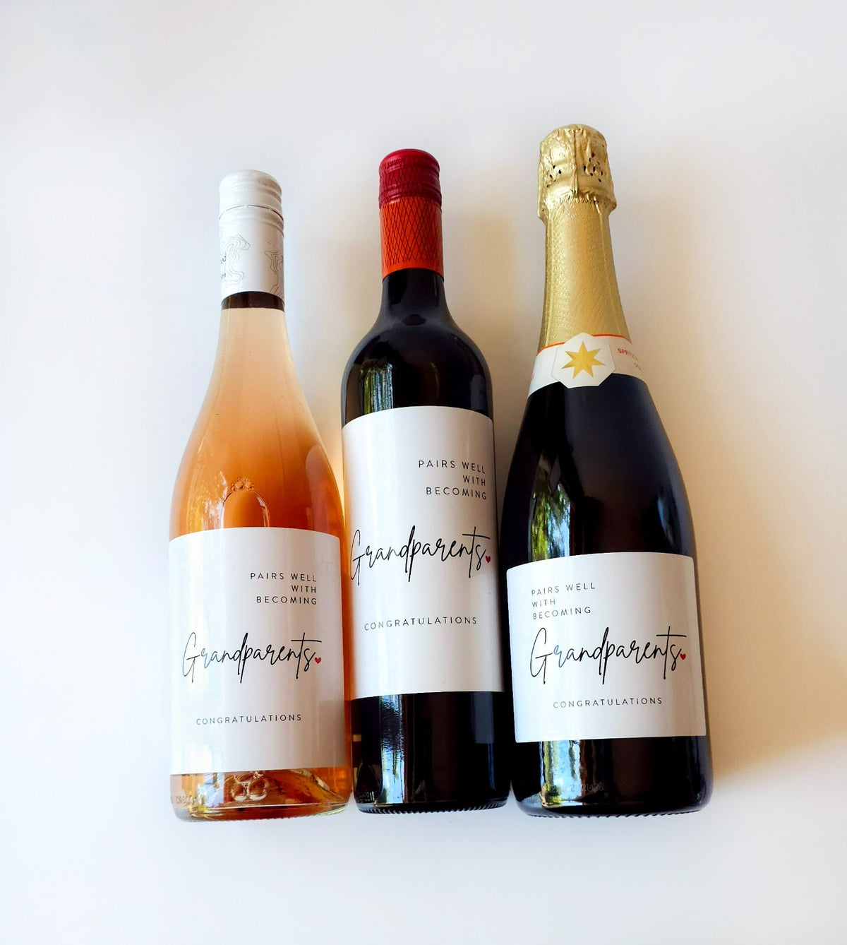 Pairs Well With Bridesmaid Duties Wine Label Wedding Champagne Bottle Sticker — packaging