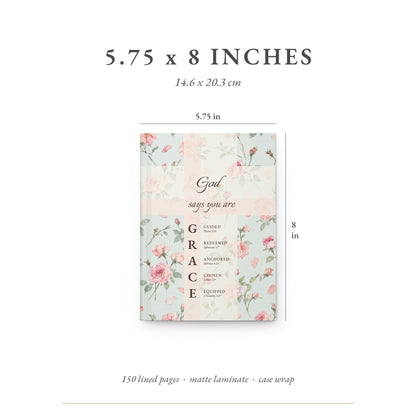 Journal size 5.75 x 8 inches