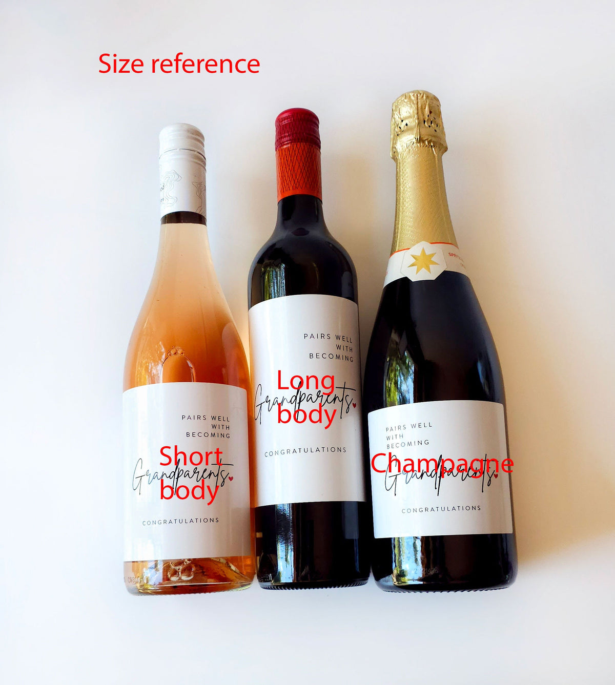Funny Promotion Wine Label: New Job Gift, Bubble-Free Sticker (Set of 2) – view 6